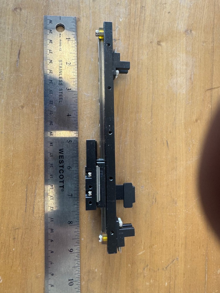 Linear Slide w/Optical Limit Switches ~7"+ travel