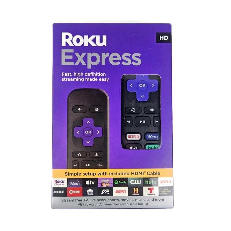 Roku Express Streaming Media Player 3930R NEW Open Box
