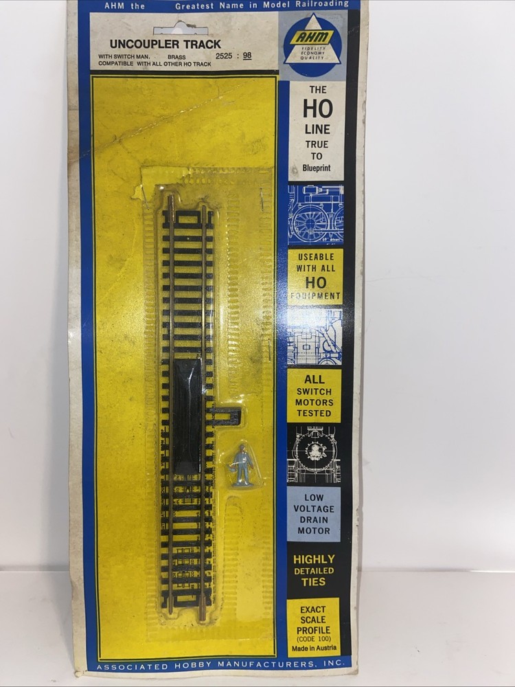 AHM HO Scale #2525, 2527, 87 Uncoupler Track
