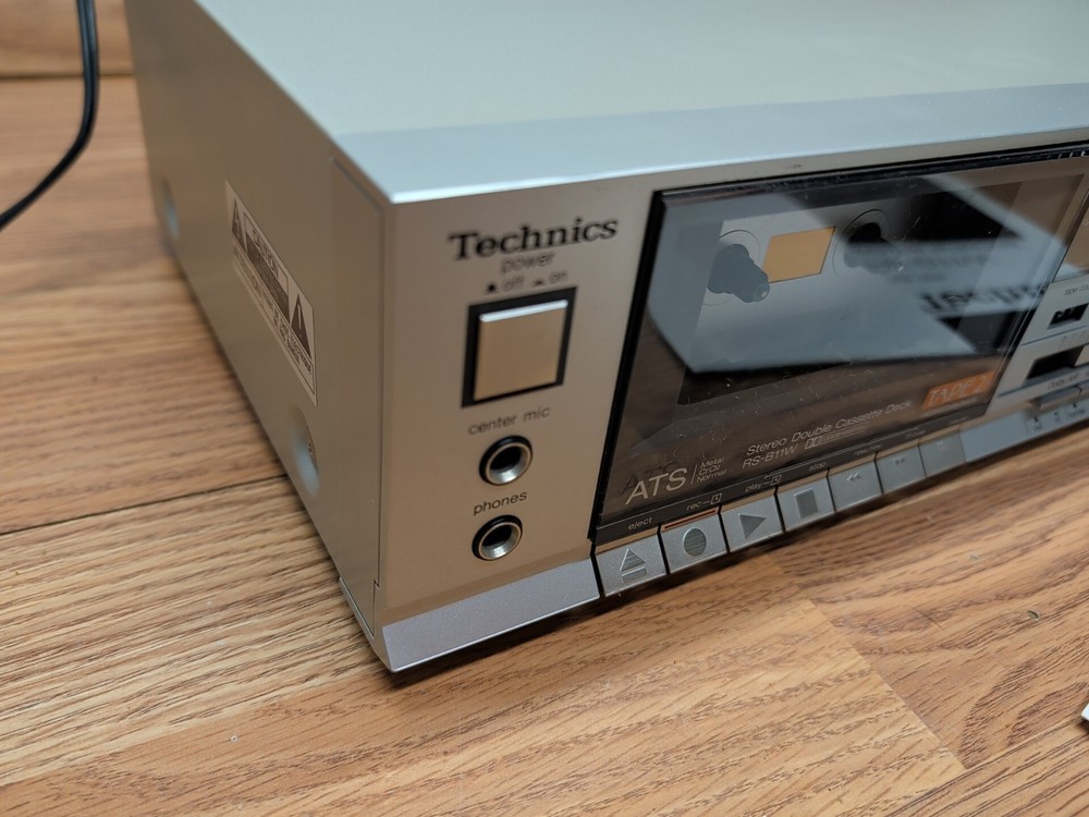 Technics RS-B11W Double Cassette Tape Deck Dolby Beautifully Cosmetic/Working