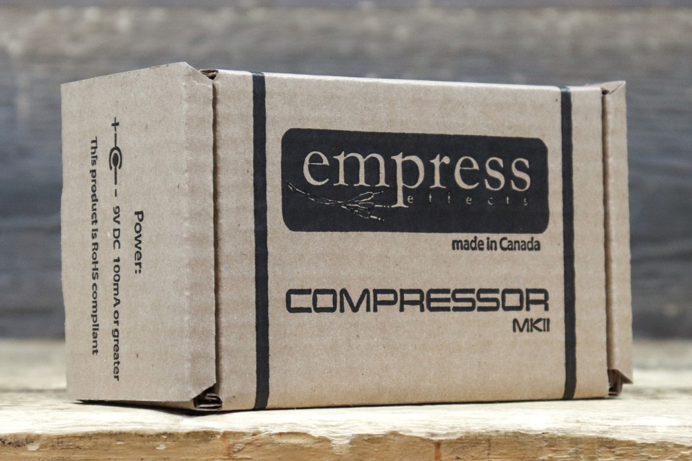 Empress Effects Compressor MkII Analog Compressor Silver Sparkle Effect Pedal