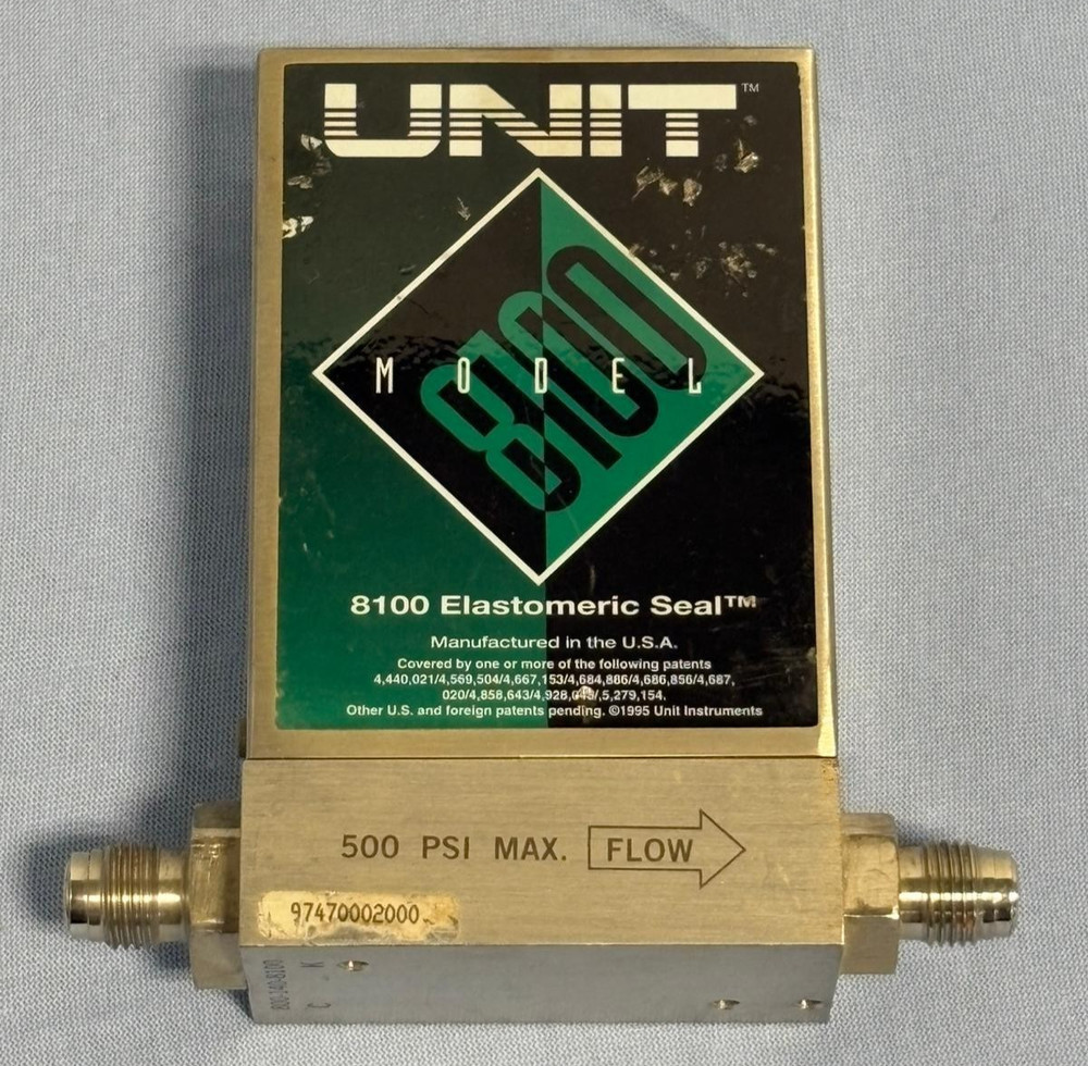 UNIT 8100 Elastomeric Seal Flow Controller 500 PSI UFC-8100, 8100-100492, 47578