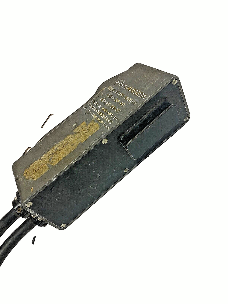 Panavision Cine Camera 220V 3 Phase Slow start switch w/ Cable & plugs Assembly