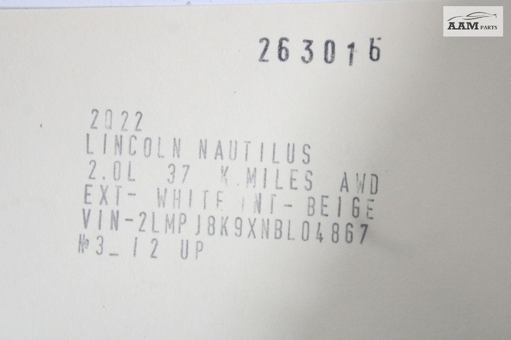 19-23 LINCOLN NAUTILUS INTERIOR AIR CLIMATE TEMP TEMPERATURE CONTROL SENSOR OEM