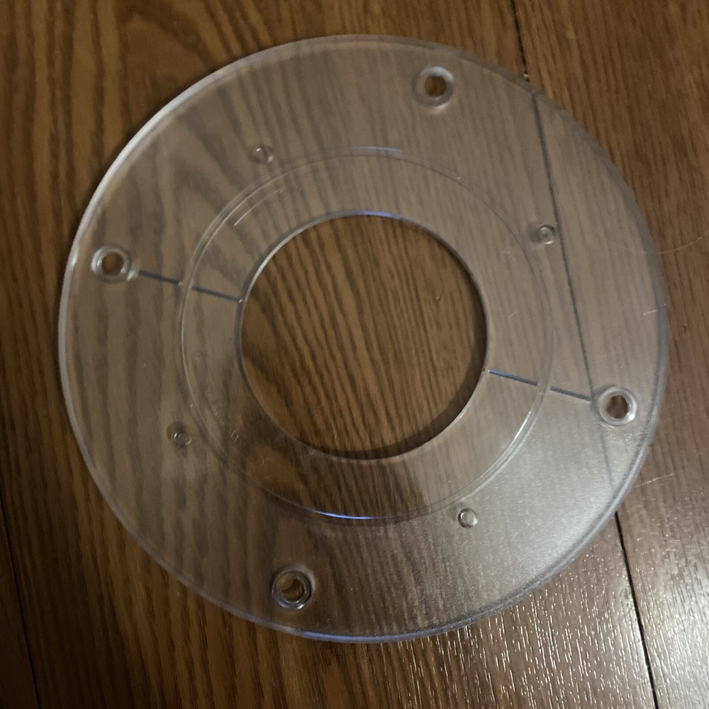 sub base large diameter hole for Dewalt DW618 Fixed Base Router 397531-01