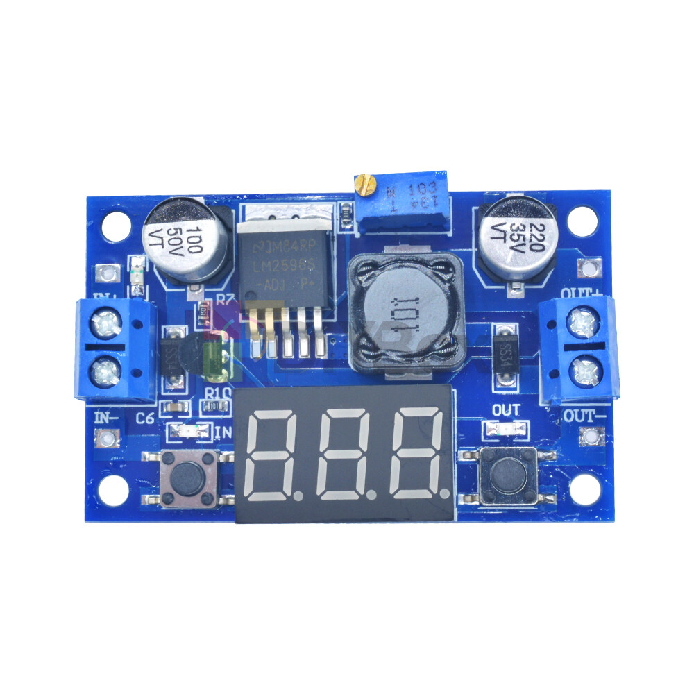 DC-DC LM2596 Power Supply Buck Converter Step-down Module+LED Display Voltmeter