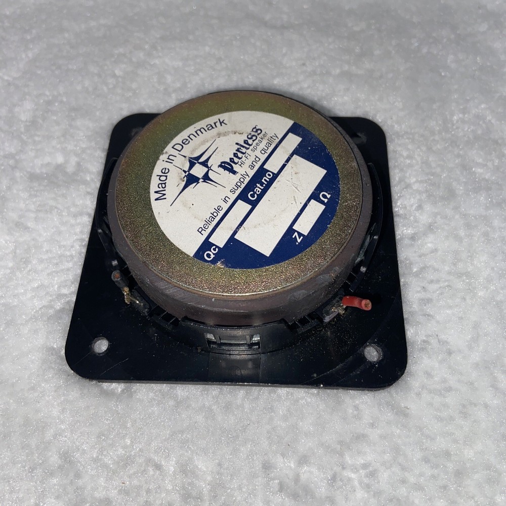 1 ) Peerless Dome Tweeter Speaker 3 . 5/8"