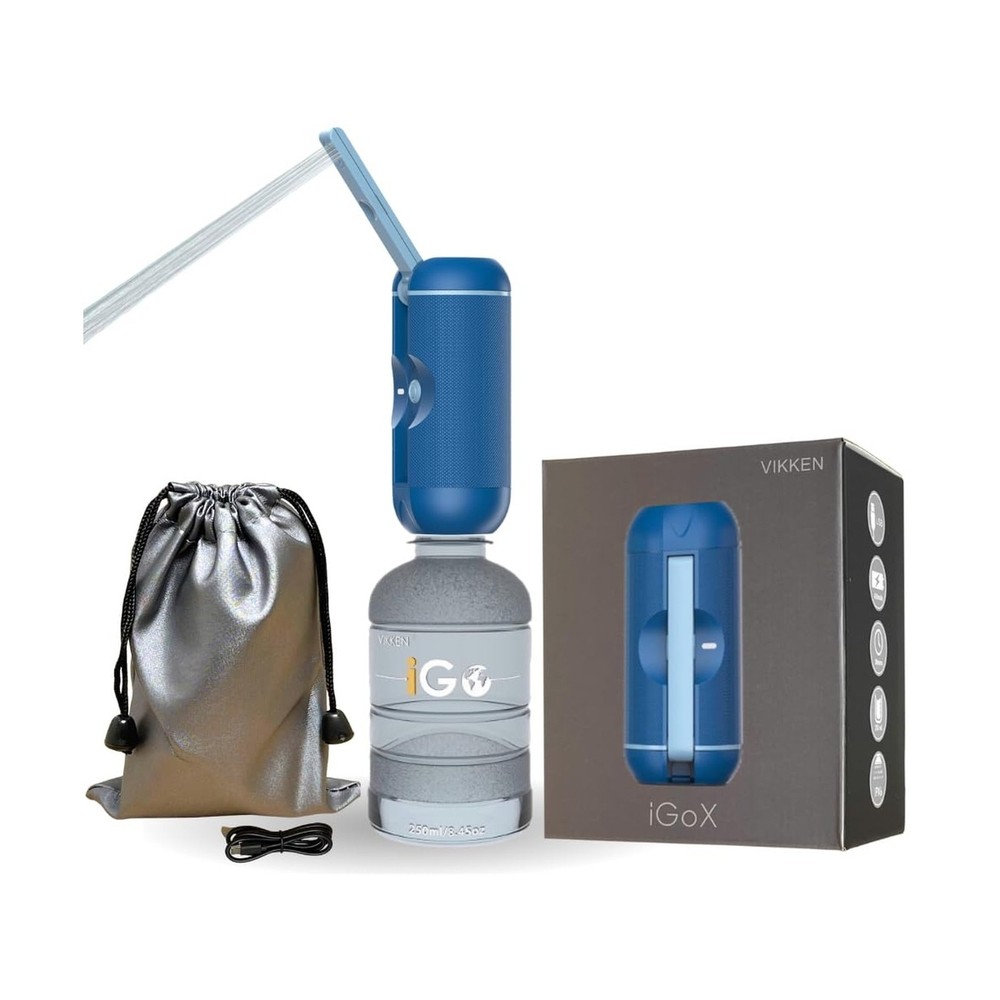 VIKKEN® 250ml iGo X Portable Travel Bidet USB-Type C Rechargeable E... Fast