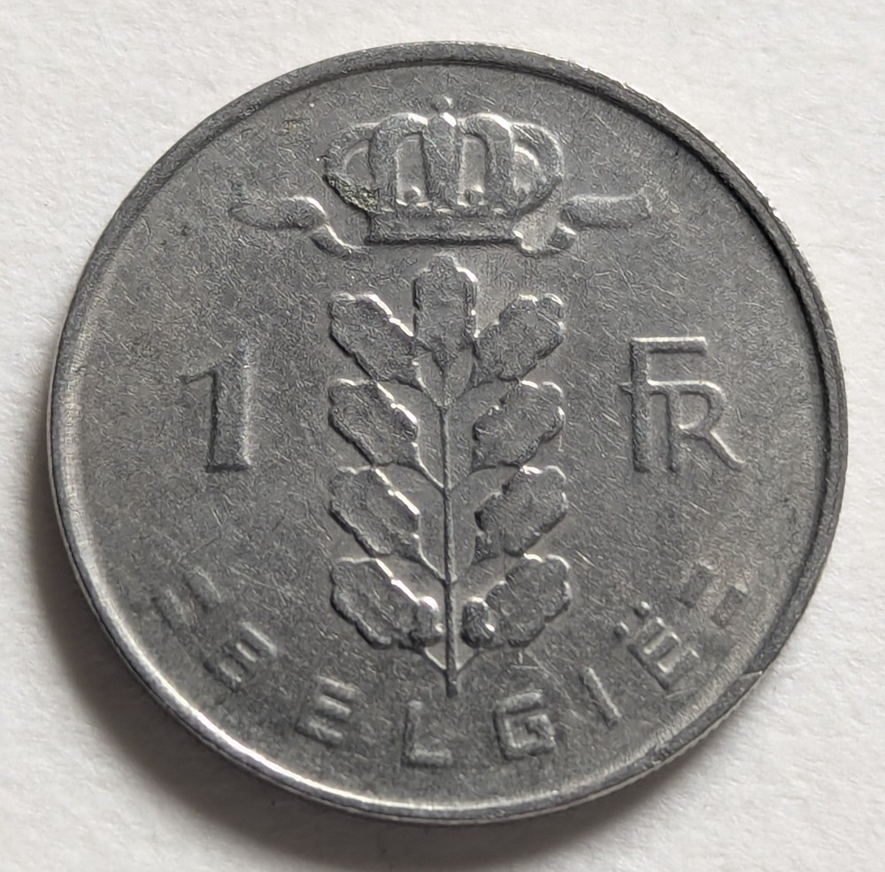 Belgium, 1967, 1 Franc