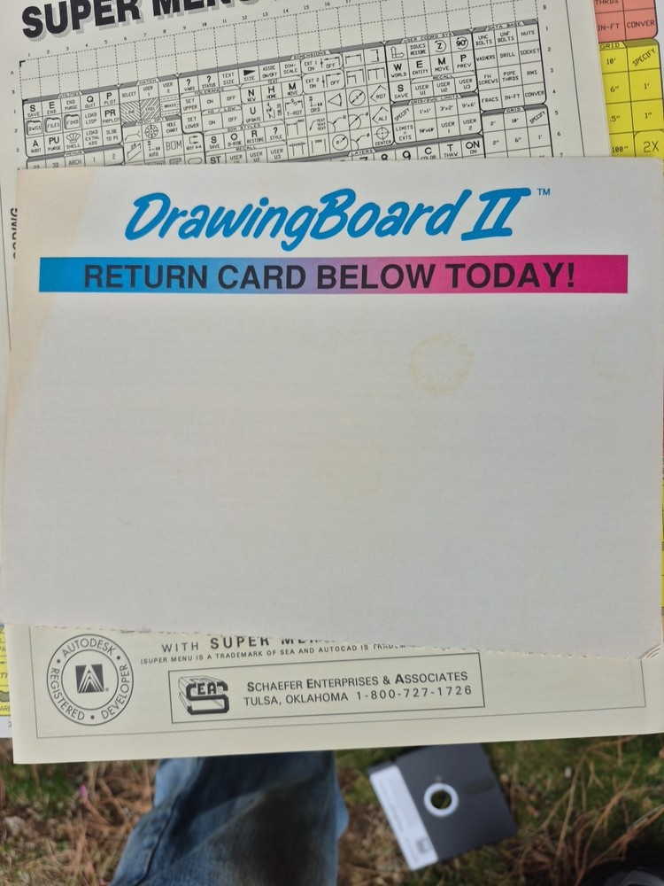 Tri-Star Computer Corp Digi-Tab II Digitizing Tablet (CalComp Model 33120)