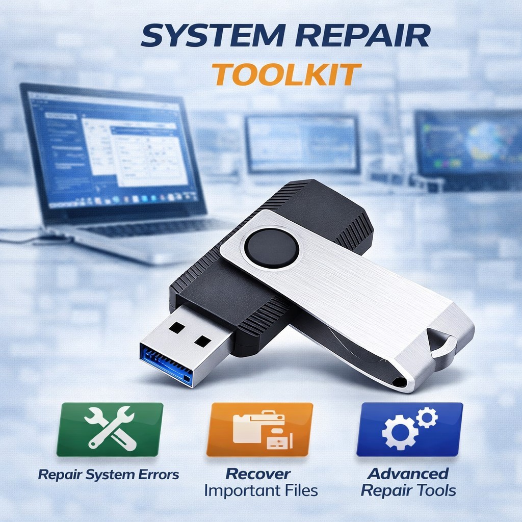 Ultimate Computer Repair Toolkit USB | Bootable Recovery & Diagnostics