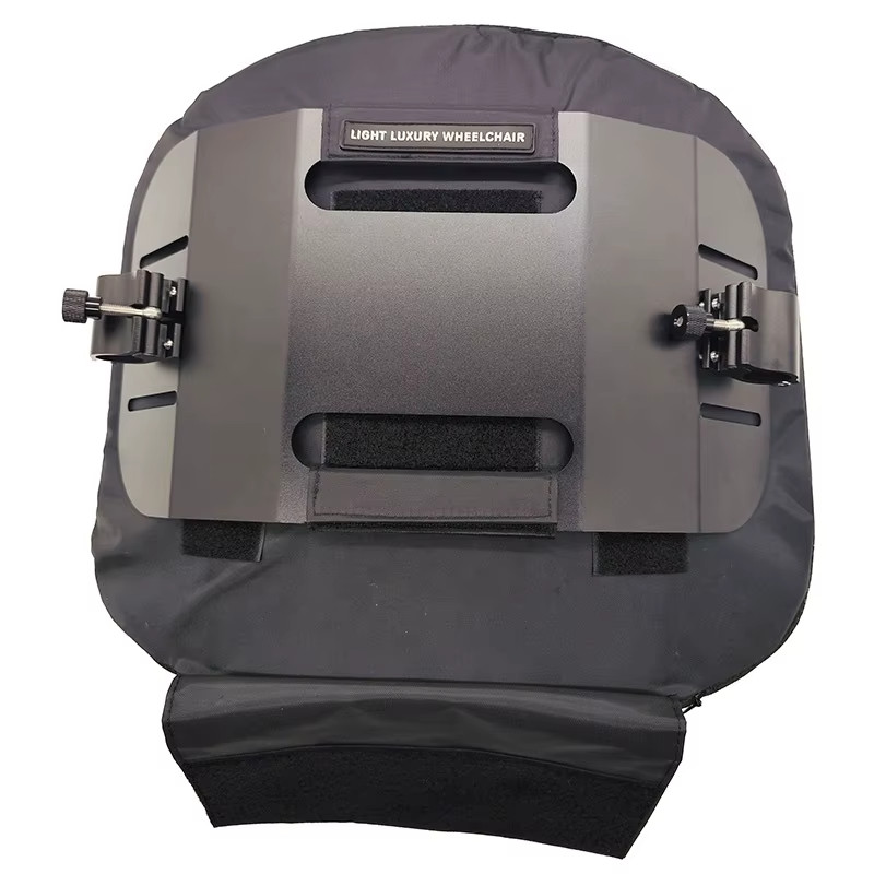 Wheelchair Hard Backrest Lumbar Support Breathable Quick-release 14-17"