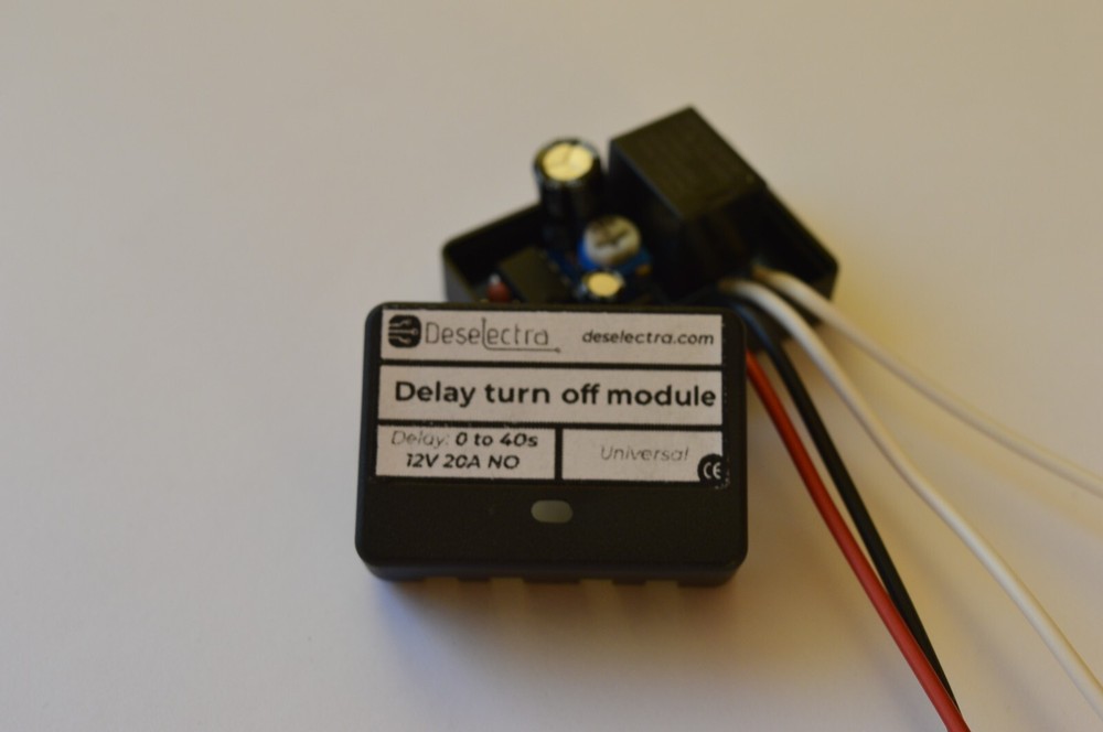 Car timer switch time relay 0 to 40 sec 12V 20A delay off universal delay stop