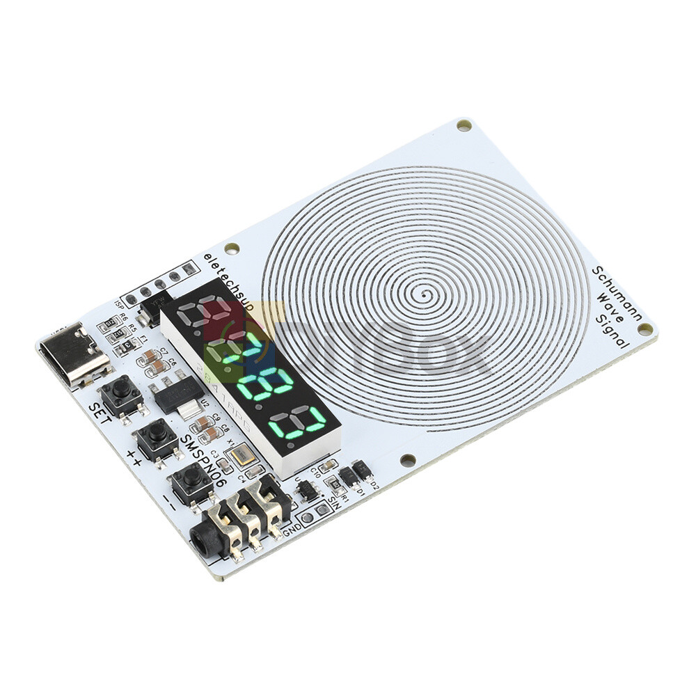 Adjustable 0.01Hz~9999Hz Frequency Schumann Wave Generator 4-Bit Digital Display