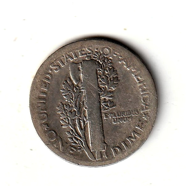 1917 mercury dime