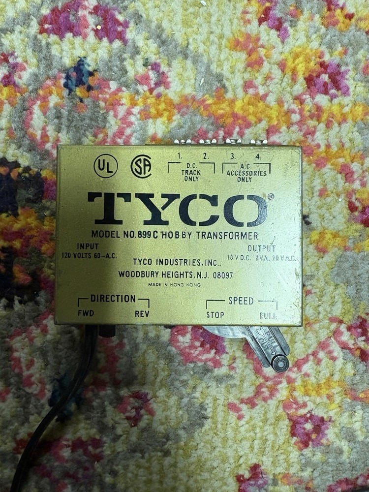 Vintage TYCO Model 899C Hobby Transformer Power Pack