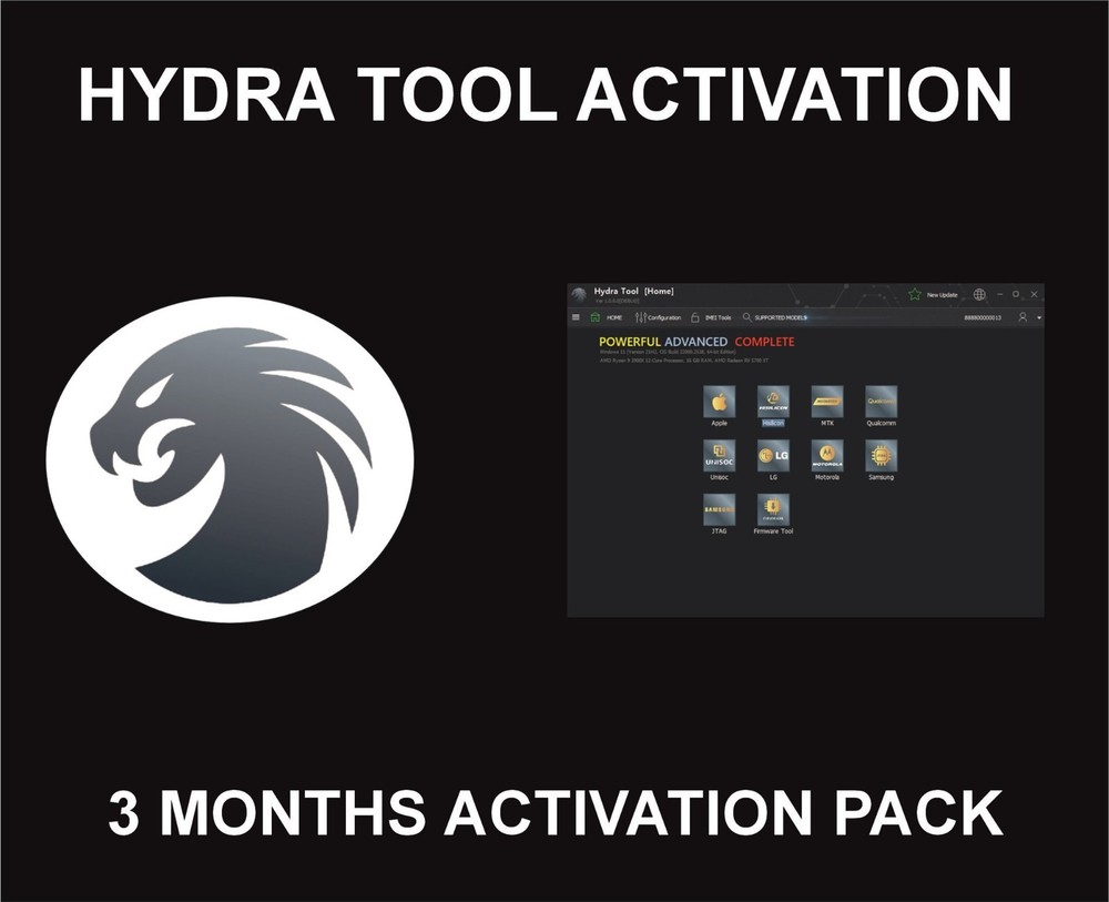 Hydra Tool, Time Activation Pack, 3 Months Package