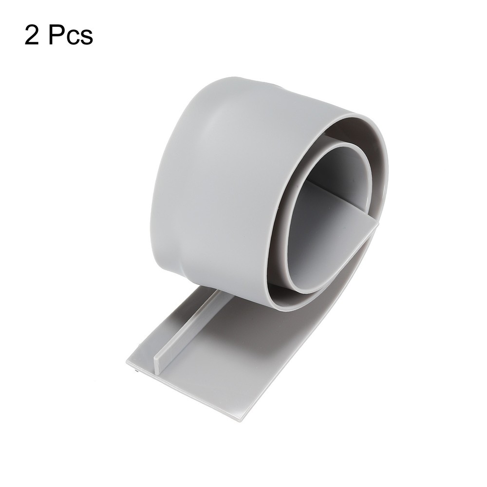 21" length silicone stove interspace cavity cover, gray 2pcs