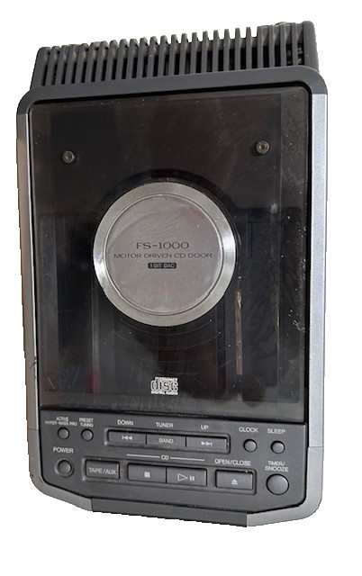 JVC FS-1000GR Compact Stereo System CD Player Tested No Remote