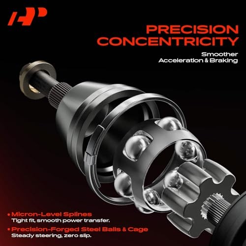 CV Axle Shaft Assembly Compatible with Dodge Front Driver or Passenger Side