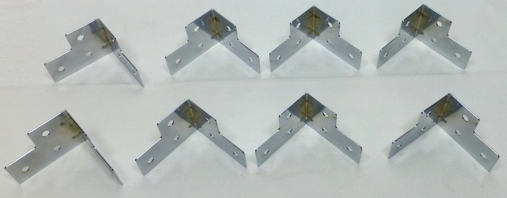 (8) Eight 6 Hole Medium Brace for ATA Flight Case - Chrome Finish