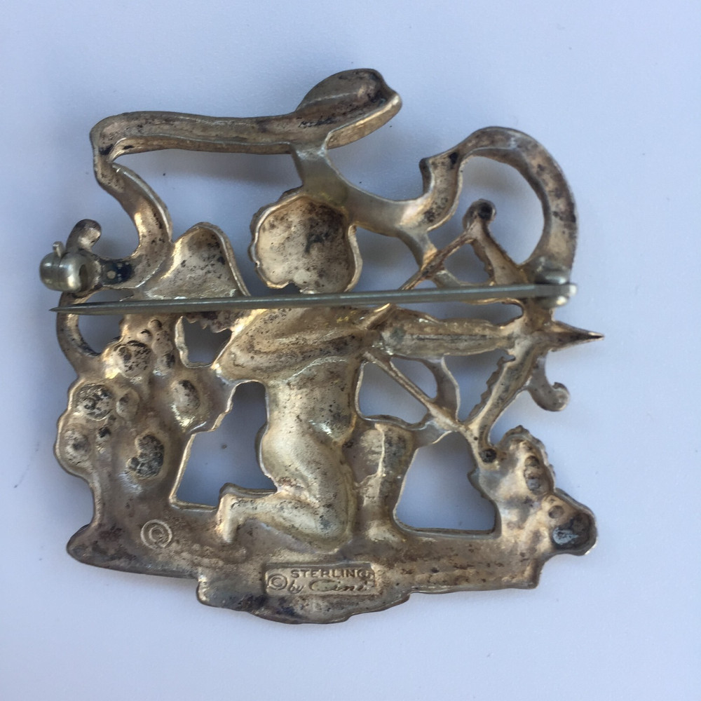 CINI STERLING SILVER SAGITTARIUS PIN