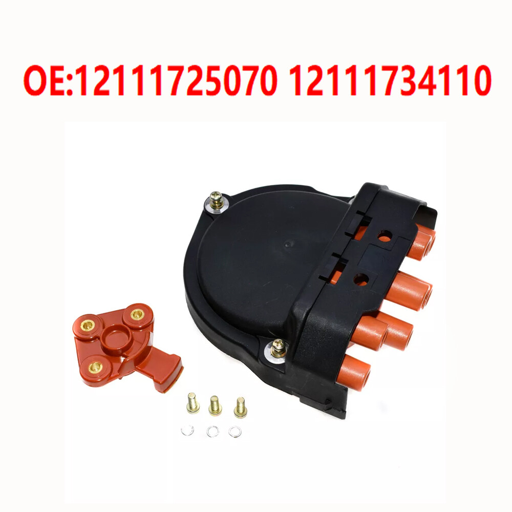 For BMW E23 E24 E28 E30 E31 E32 Distributor Cap & Rotor US Stock