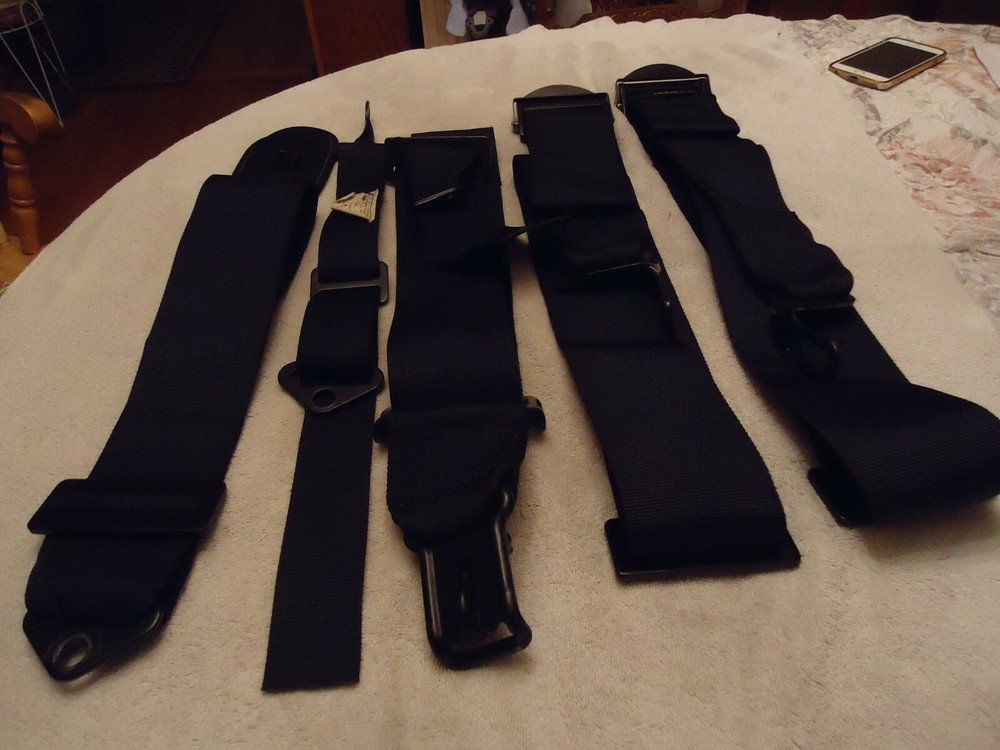 IMPACT RACING SEAT BELTS BLACK #2