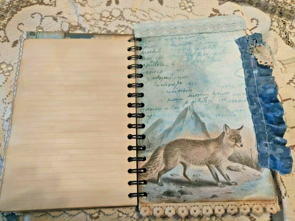 Winter's Tale Cinch Book Journal Handmade