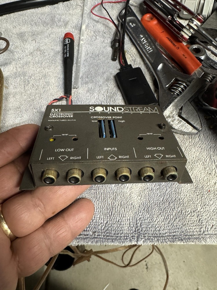Soundstream SX1 Digital Active Crossover Old School Rare
