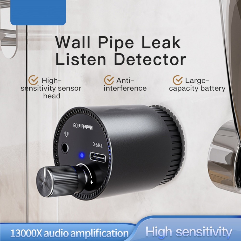 Professional Water Leakage Detector with Volume Control for Plumbing Engineers