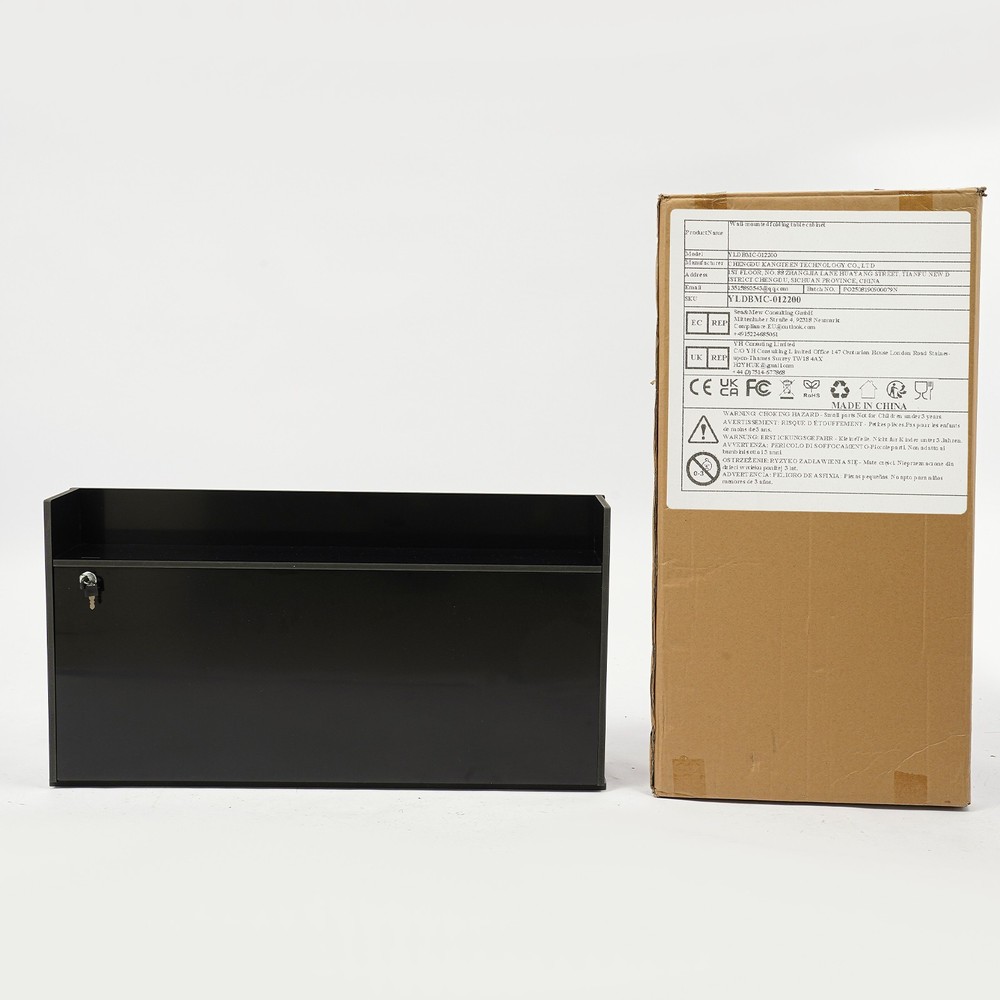 Wall Mounted Desk Cabinet, Multifunctional Floating Desk,Foldable Table Cabinet