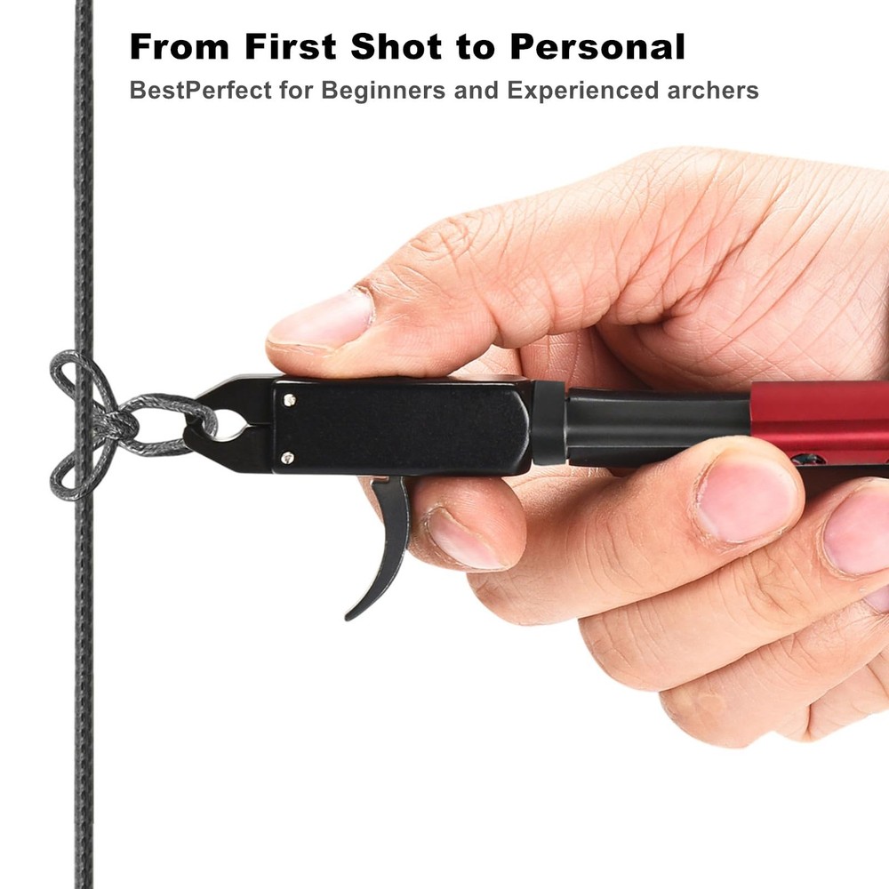 Archery Bow Release, Professional Wrist Strap Releases Aid for Compound Bow T...