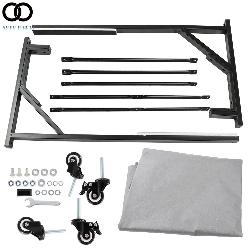 For Mercedes-Benz 300SL 560SL 1986-1993 Hardtop Cart Stand Rack & Hard Top Cover