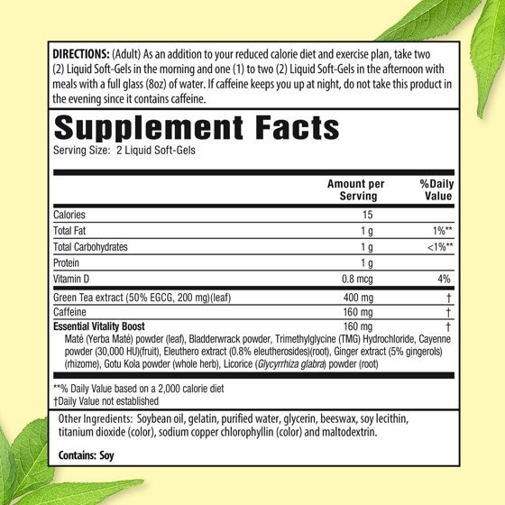 Applied Nutrition Green Tea Weight Loss Supplement, 90 Capsules Free Shipping...