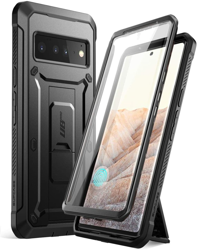 For Google Pixel 6 Pro, SUPCASE Rugged Shell 360 Case w/ Screen Protector Cover