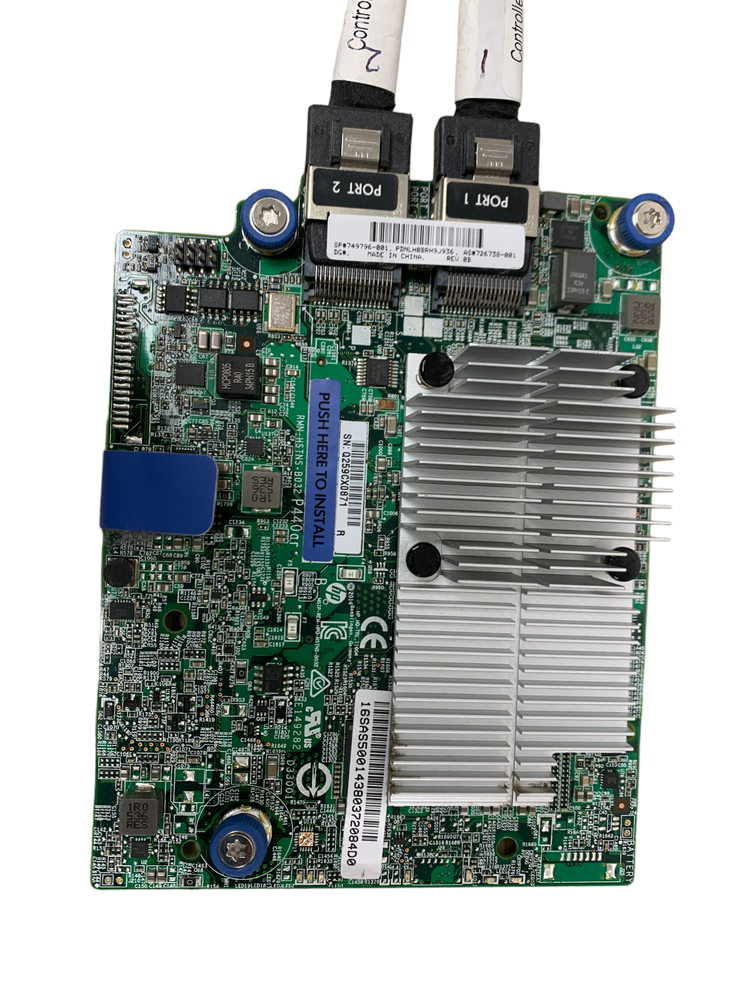 HP SMART ARRAY P440AR/2GB FBWC SAS RAID CONTROLLER 749796-001 726738-001 w/Cable
