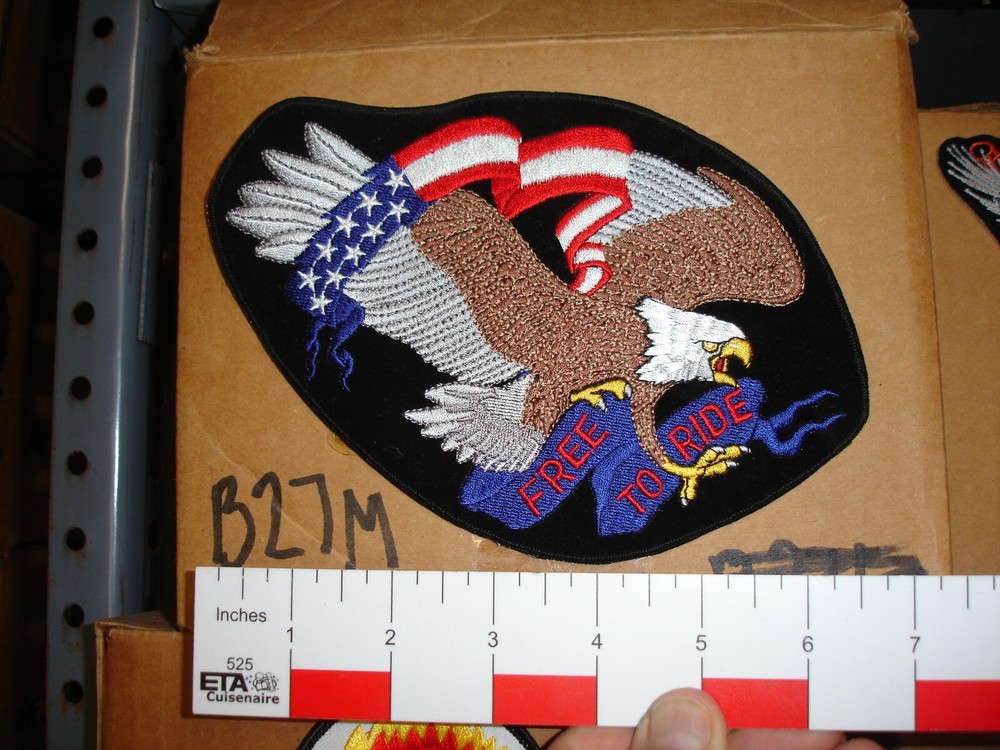 Free To Ride Patch large patch