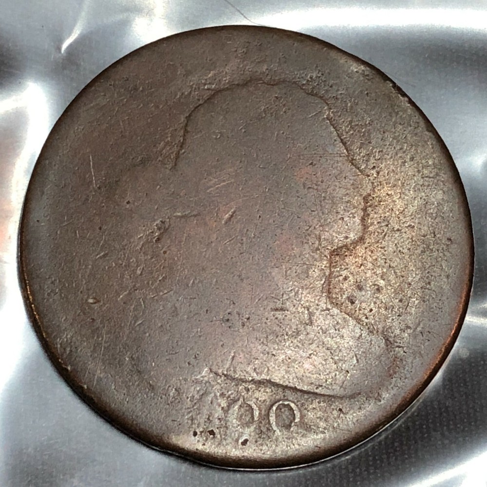 1800 DRAPPED BUST  LARGE CENT  #59P
