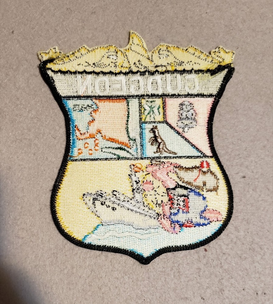 USS Gudgeon SS-567 Patch - 4 1/2" x 5 1/2" - No plastic backing