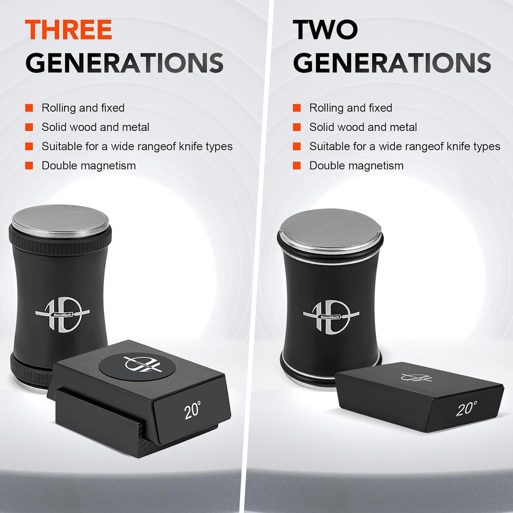 Diamond Rolling Knife Sharpener Straight Edge Roller Knife Sharpening 2-Angle