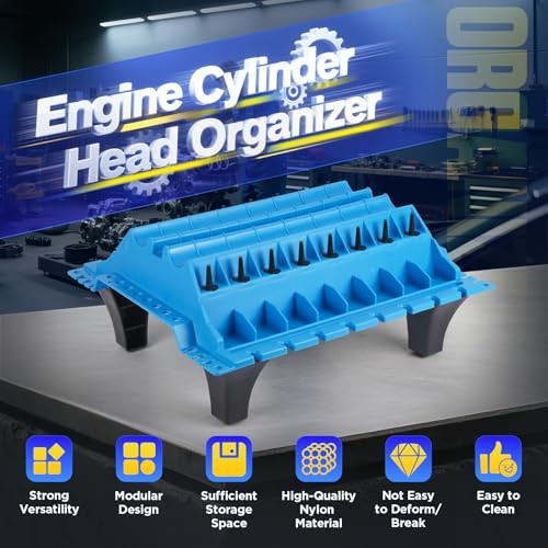 Engine Part Organizer Nylon Engine Cylinder Head Organizer Valves Tool