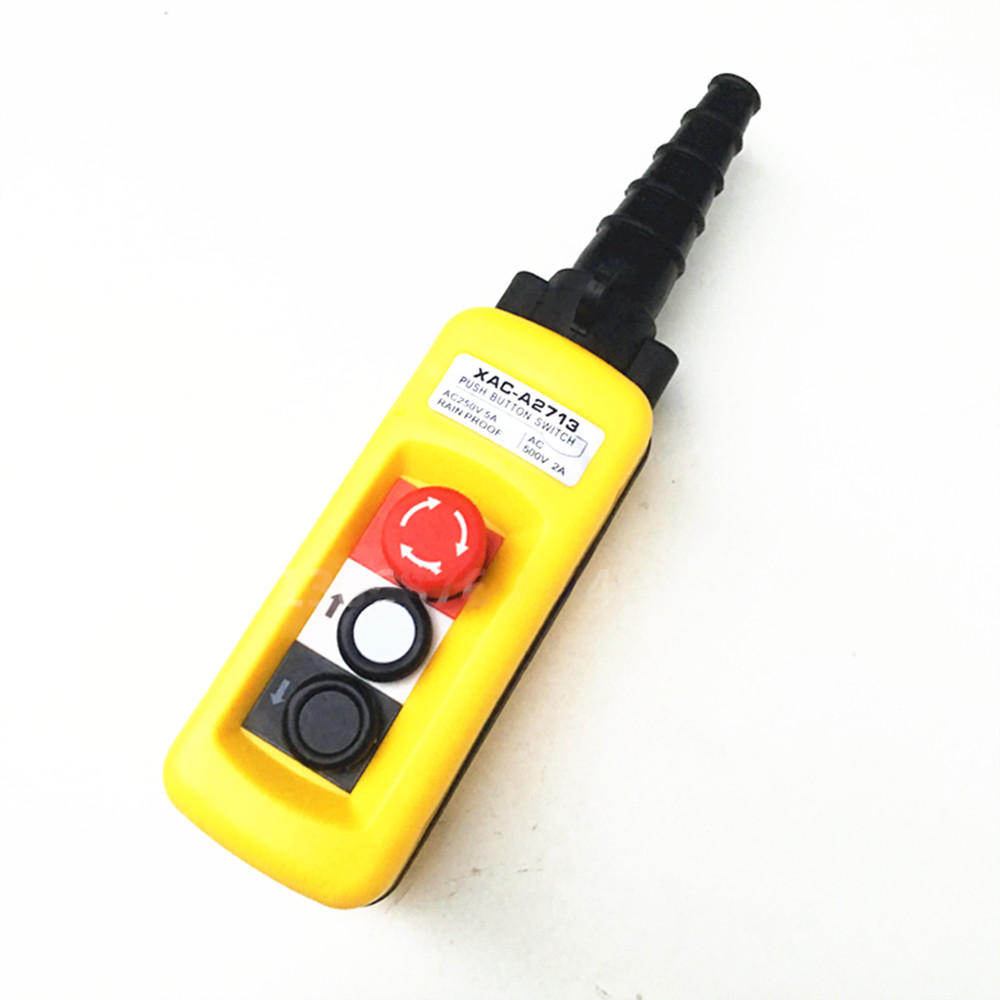 XAC2713 Pendant Control Stations Crane 2 Pushbutton Switch For XAC-A2713