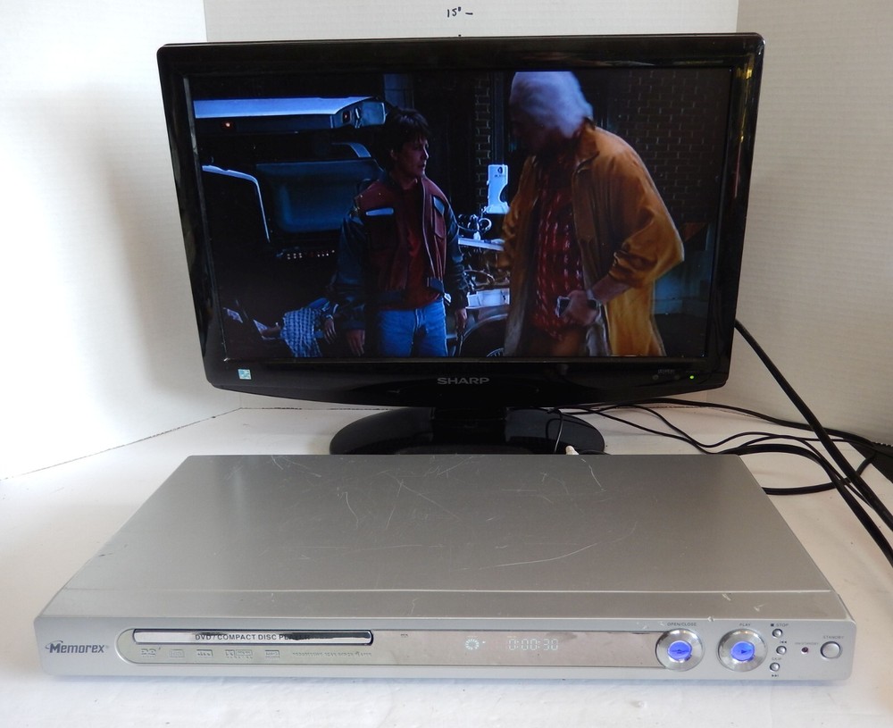 Memorex MDV2042 DVD Player with AV Cable "NO REMOTE"