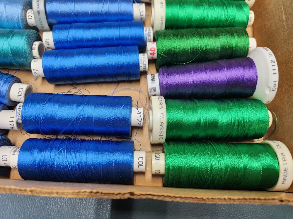 Madeira Embroidery Thread Large Lot 74pcs Mix