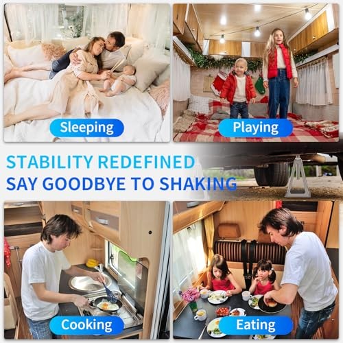 RV Stack Jacks 4 Pack, Screw Jack Stands for RV Camper Travel Trailer