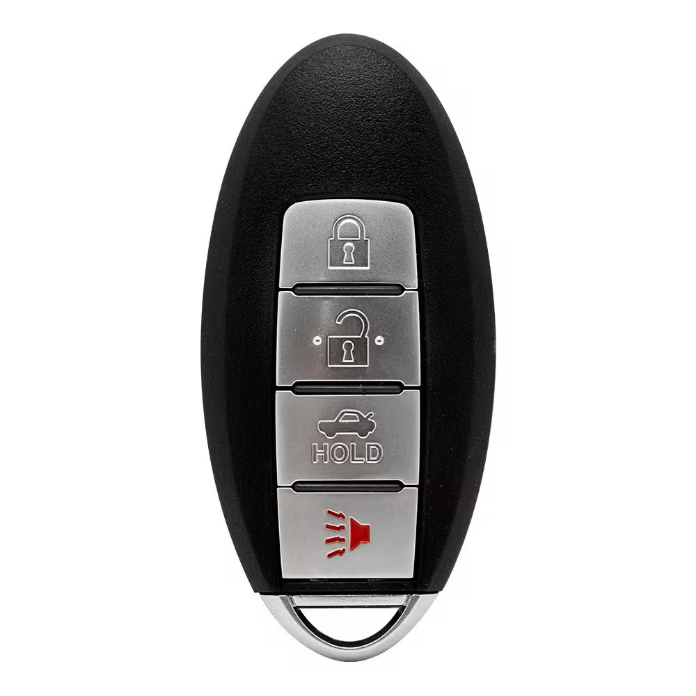 Nissan 4-Button Smart Key Remote Replacement - Easy DIY Kit with Trunk Release a