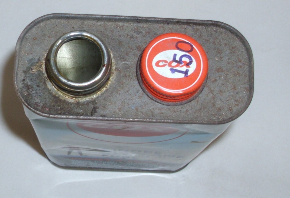 COX MODEL AIRPLANE GLOW FUEL CAN ACCESSORY 1970s