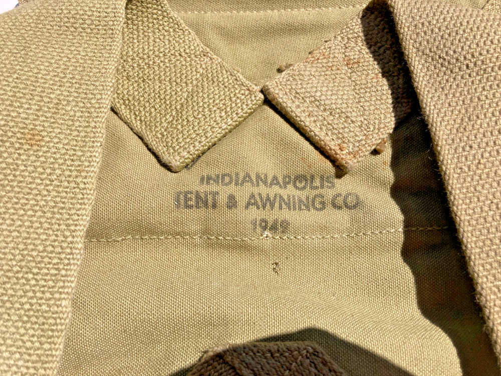 ORIGINAL WWII US ARMY Military M1928 COMBAT FIELD HAVERSACK BACKPACK Field Gear