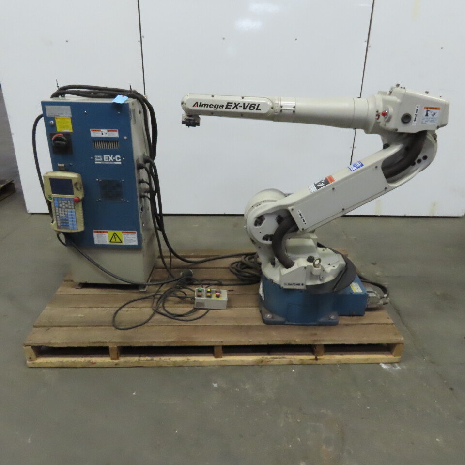 OTC Daihen Almega EX-V6L 6 Axis Welding Robot Manipulator Control Teach Package